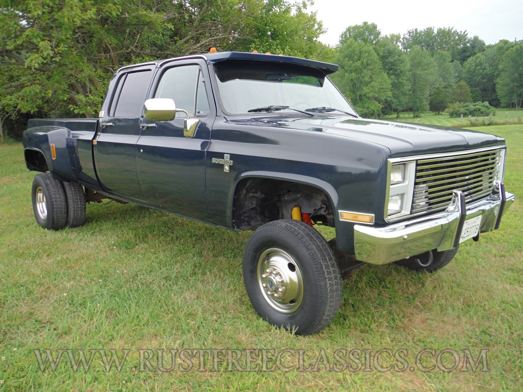 1986 86 Chevrolet Chevy K30 1 one ton 4x4 Four Wheel Drive Crew Cab